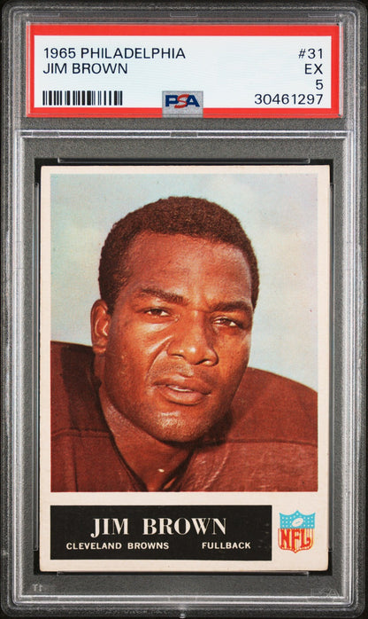 1965 Philadelphia #31 Jim Brown PSA 5