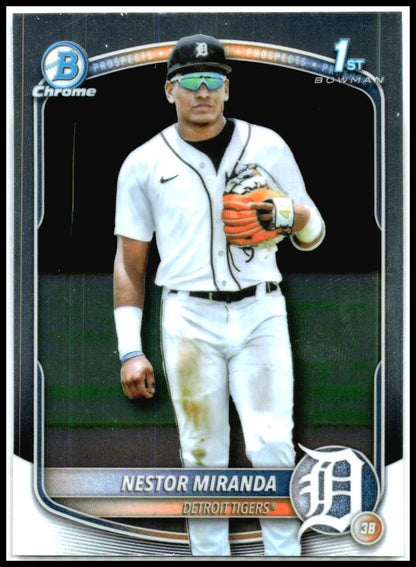 2025 Bowman Chrome #BCP-217 Nestor Miranda Tigers