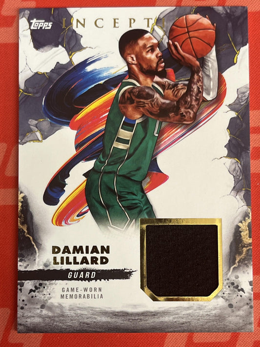 2024-25 Topps Inception Relic ##REC-DL Damian Lillard