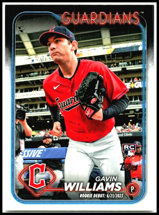 2024 Topps Update #US294 Gavin Williams Cleveland Guardians