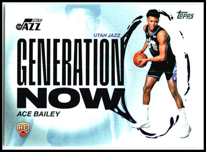 2025-26 Topps Generation Now #gn5 Ace Bailey Jazz