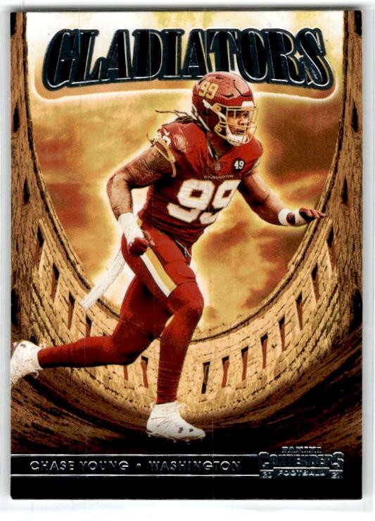 2021 Panini Contenders Gladiators #GLD-CYO Chase Young Washington Football Team