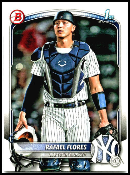 2025 Bowman #BP-34 Rafael Flores New York Yankees
