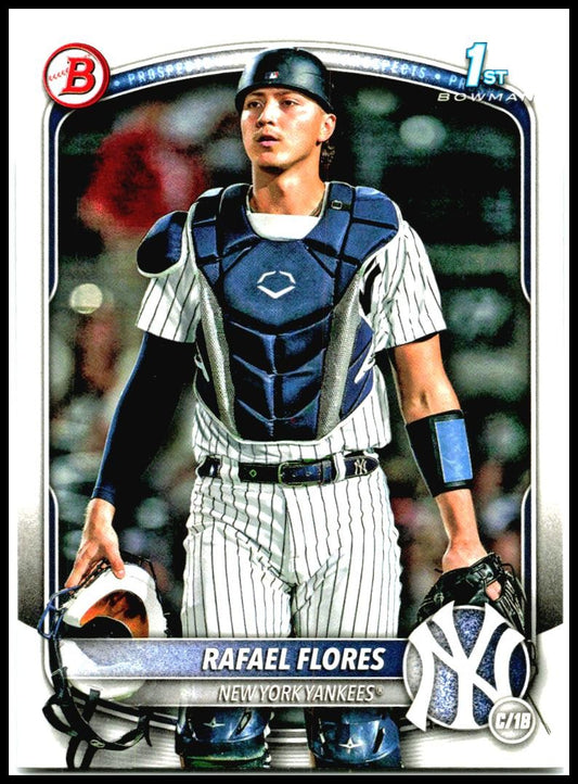 2025 Bowman #BP-34 Rafael Flores New York Yankees
