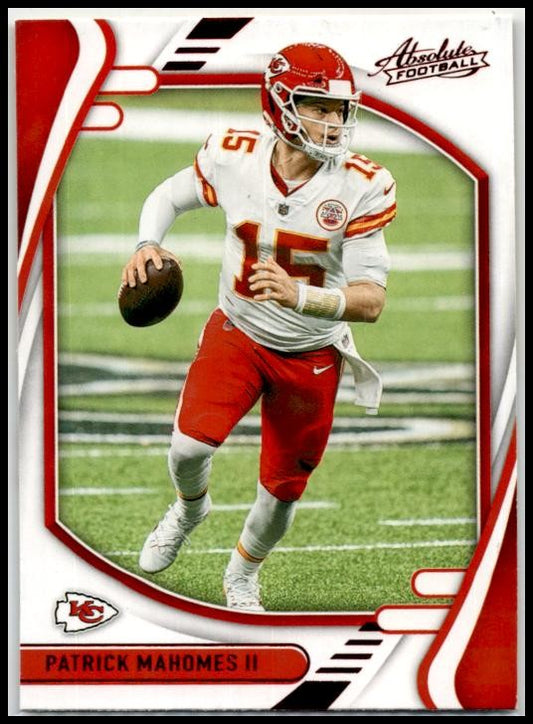 2021 Panini Absolute Red #1 Patrick Mahomes II Kansas City Chiefs
