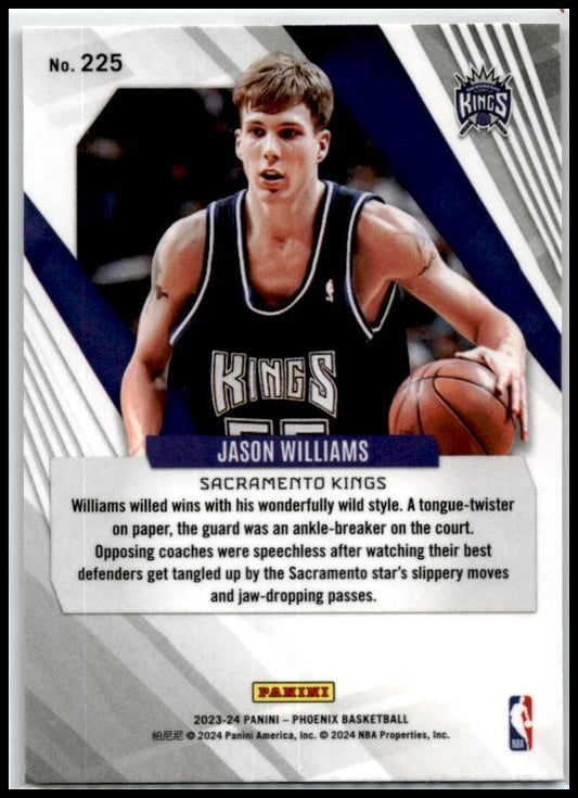 2023-24 Panini Phoenix #225 Jason Williams Sacramento Kings