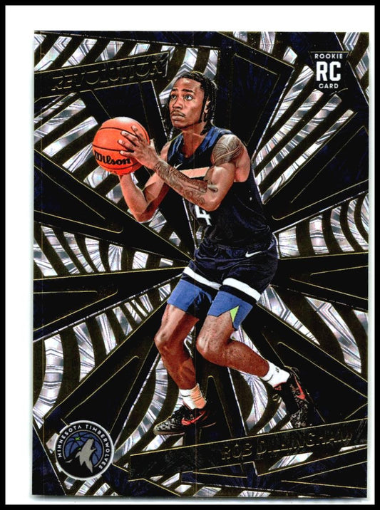 2024-25 Panini Revolution Fireworks #105 Rob Dillingham Rookie Minnesota