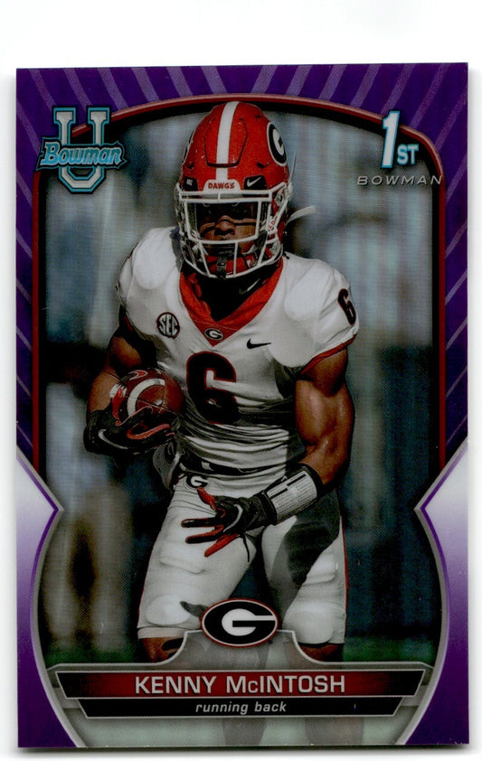 2022 Purple Kenny Mcintosh 208/399 Georgia Bulldogs #44