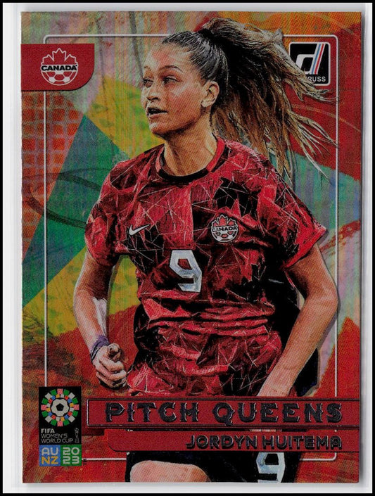 2023 Donruss FIFA Women's World Cup #4 Jordyn Huitema Pitch Queens