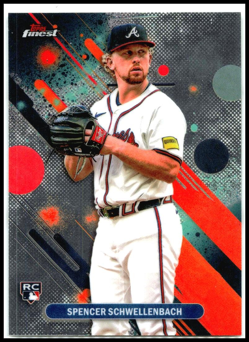 2025 Topps Finest #43 Spencer Schwellenbach Braves