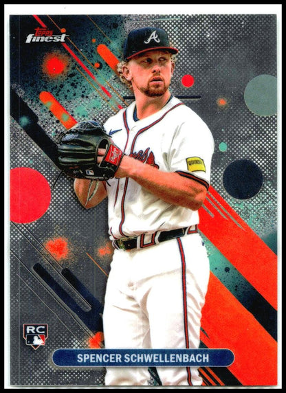 2025 Topps Finest #43 Spencer Schwellenbach Braves