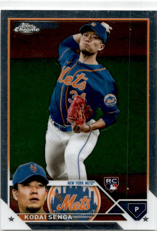 2023 Topps Chrome #217 Kodai Senga RC New York Mets.