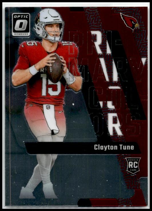 2023 Donruss Optic Primary Colors #6 Clayton Tune Arizona Cardinals