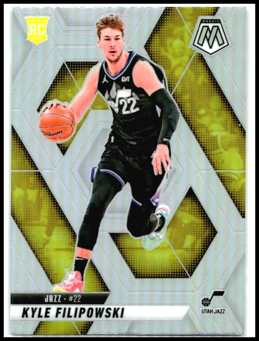 2024-25 Panini Mosaic Silver #231 Kyle Filipowski Rookie Utah Jazz