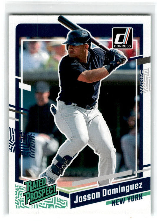 2023 Donruss Rated Prospect #89 Jasson Dominguez New York Yankees