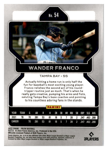 2022 Panini Prizm #54 Wander Franco
