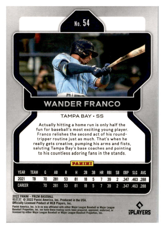 2022 Panini Prizm #54 Wander Franco