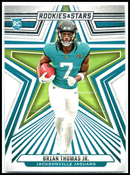 2024 Panini Rookies & Stars #113 Brian Thomas Jr. Rookie Jacksonville Jaguars