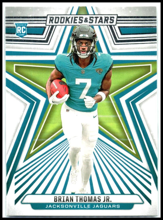 2024 Panini Rookies & Stars #113 Brian Thomas Jr. Rookie Jacksonville Jaguars