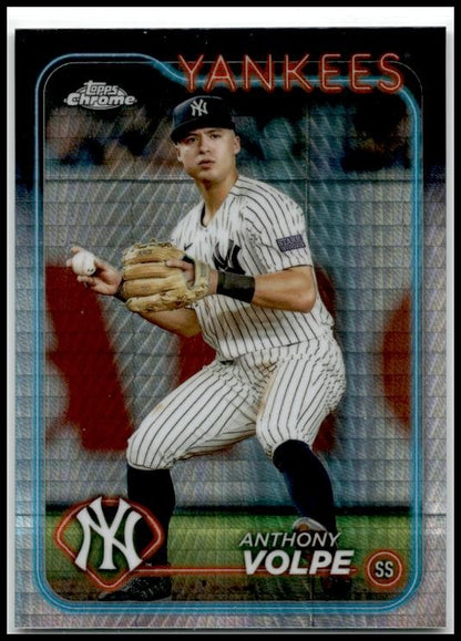 2024 Topps Prism #10 Anthony Volpe New York Yankees