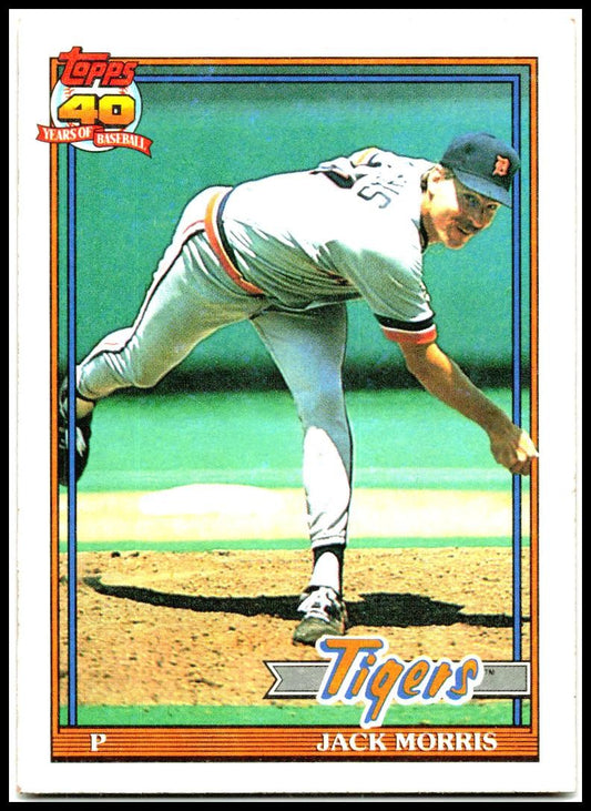 1991 Topps #75 Jack Morris Detroit Tigers
