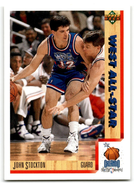 1991-92 Upper Deck John Stockton West All-Star/Utah Jazz #470