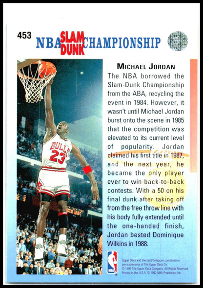 1992-93 Upper Deck #33 Michael Jordan Chicago Bulls