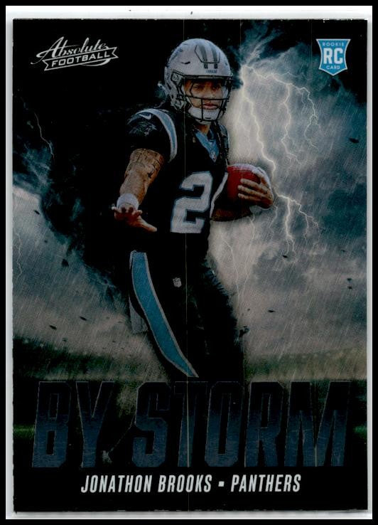2024 Panini Absolute By Storm #BS-JBS Jonathon Brooks Carolina Panthers