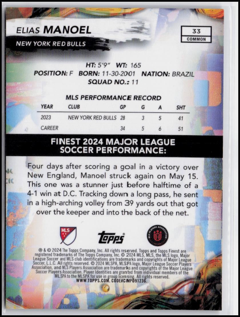2024 Finest MLS #33 Elias Manoel