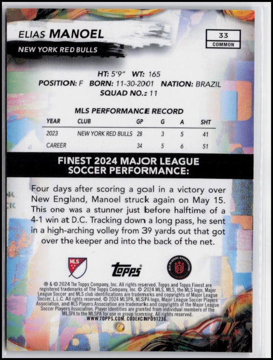 2024 Finest MLS #33 Elias Manoel