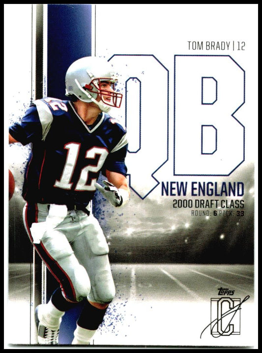 2024 Topps Signature Class #33 Tom Brady New England Patriots