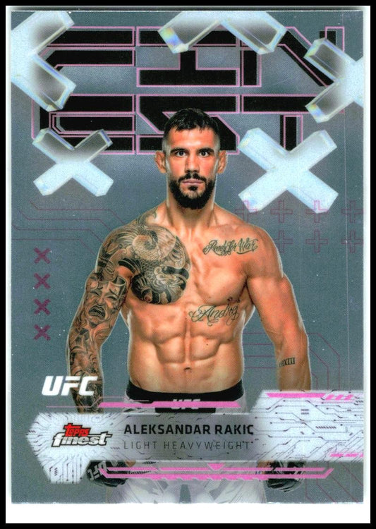 2025 Topps Finest UFC Common #62 Aleksandar Rakic