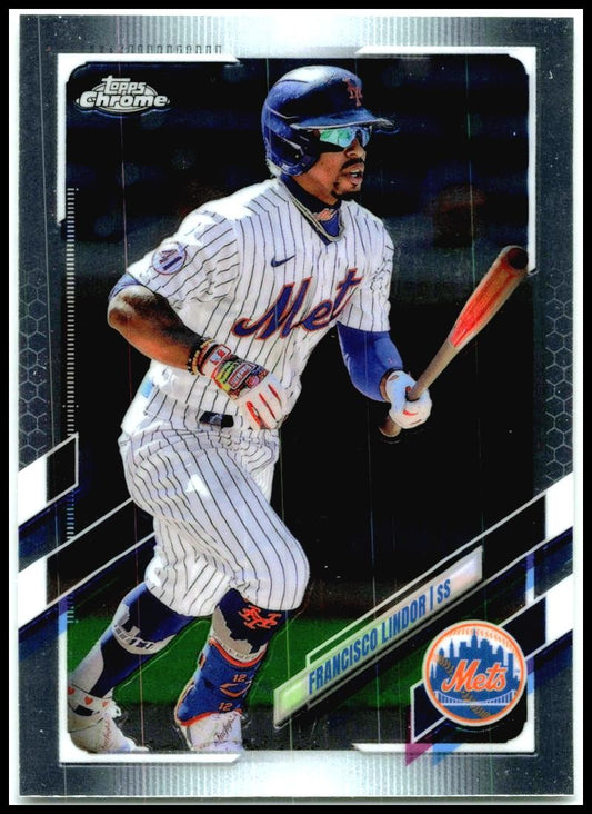 2021 Topps Chrome Update #USC1 Francisco Lindor New York Mets