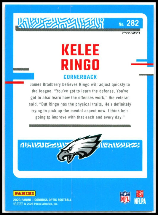 2023 Donruss Optic Pink #282 Kelee Ringo Rookie Philadelphia Eagles