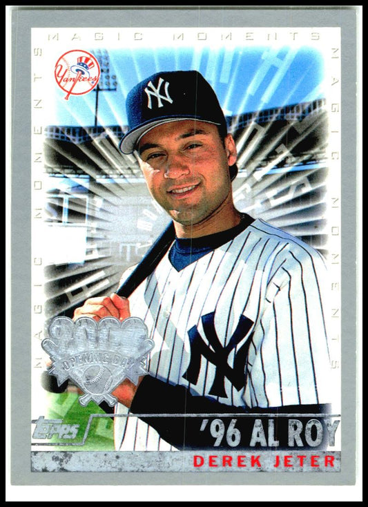 2000 Topps Opening Day #163 Derek Jeter New York Yankees