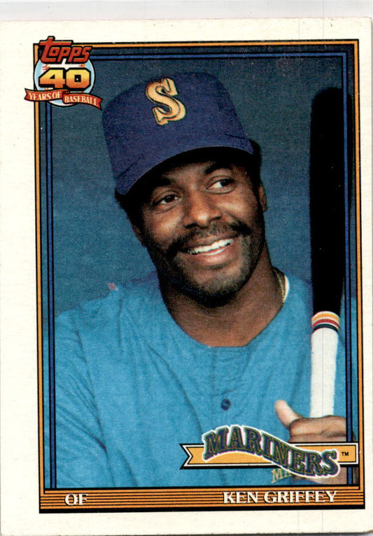 1991 Topps #465 Ken Griffey Seattle Mariners