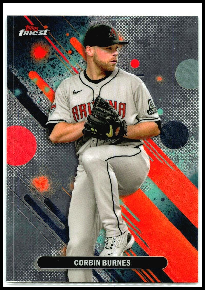 2025 Topps Finest #14 Corbin Burnes Diamondback