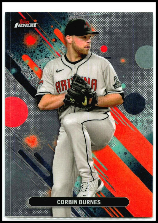 2025 Topps Finest #14 Corbin Burnes Diamondback