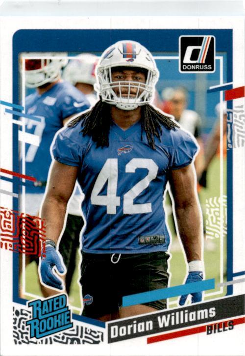 2023 Donruss #309 Dorian Williams Rookie Buffalo Bills