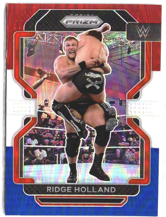 Ridge Holland #154 2022 Panini Prizm WWE Red, White and Blue