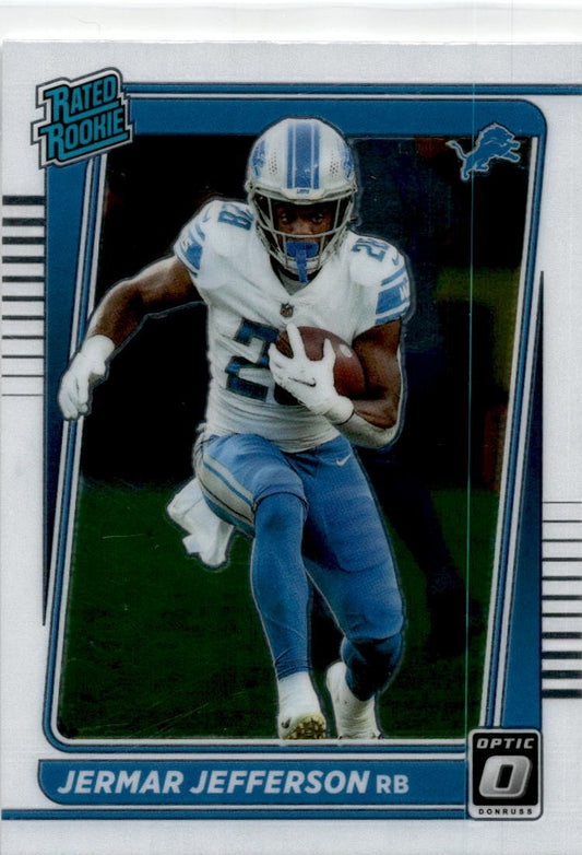 2021 Donruss Optic #296 Jermar Jefferson Rookie Detroit Lions
