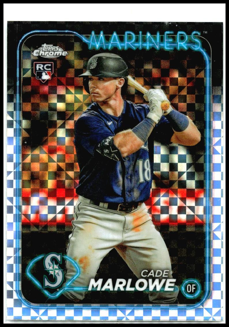2024 Topps Chrome X-Fractors #266 Cade Marlowe Rookie Seattle Mariners