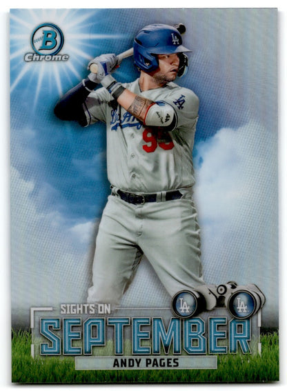 2023 Bowman Sights on September Andy Pages Los Angeles Dodgers #SOS-5