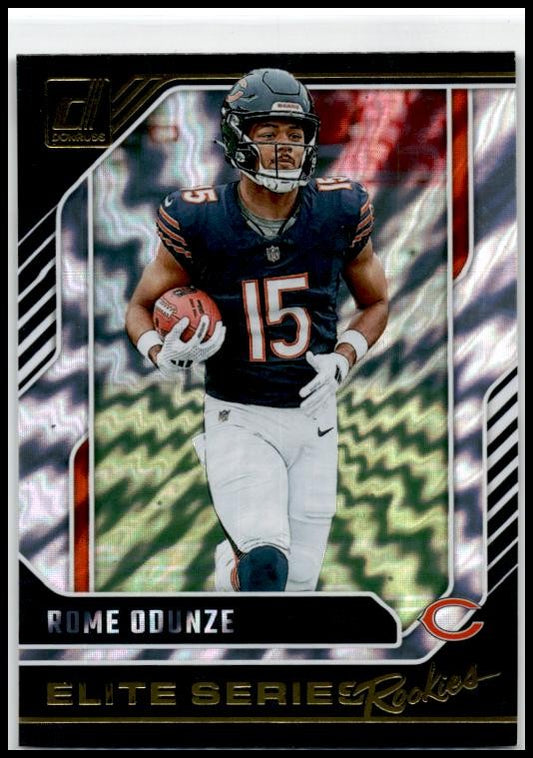 2024 Donruss The Elite Series Rookies #7 Rome Odunze Chicago Bears