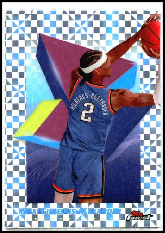 2024-25 Topps Finest Checkboard #67 Shai Gilgeous-Alexander