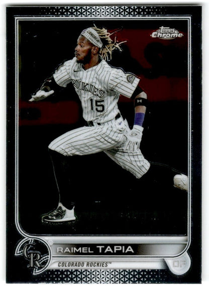 2022 Topps Chrome Raimel Tapia Colorado Rockies #69