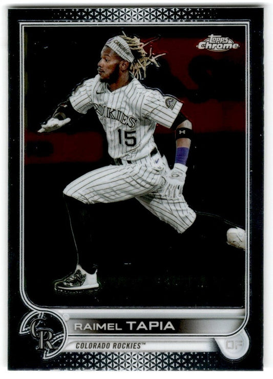 2022 Topps Chrome Raimel Tapia Colorado Rockies #69