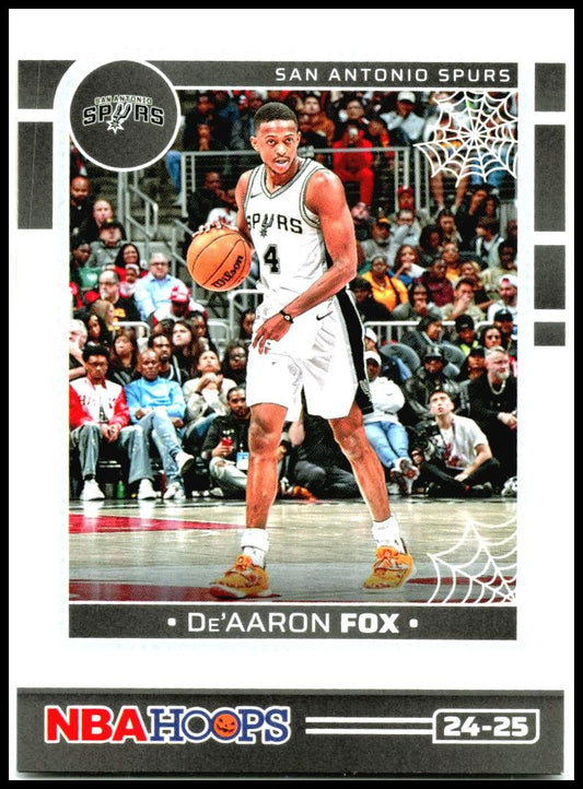 2024-25 Hoops Haunted Hoops #147 De'Aaron Fox San Antonio Spurs