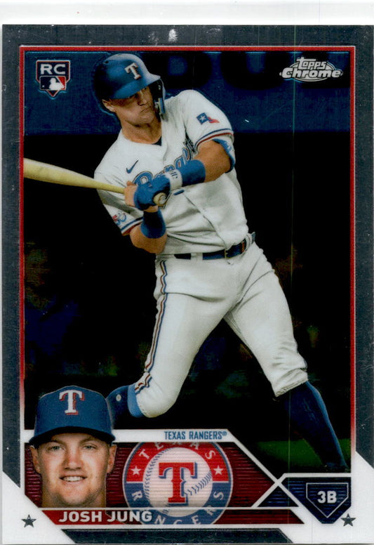 2023 Topps Chrome #93 Josh Jung Texas Rangers.