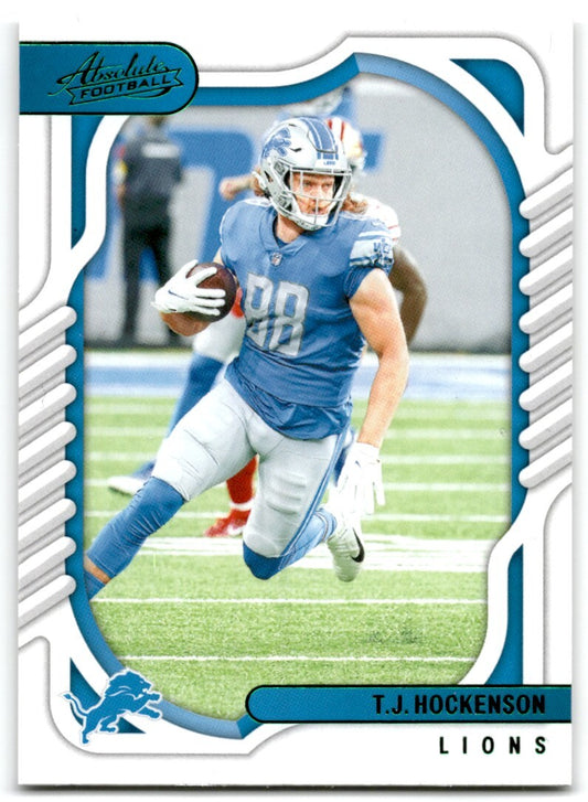 2022-23 Panini Absolute green T.J. Hockenson Detroit Lions #40